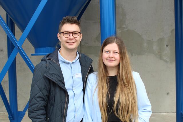 Luca Richter und Elin Lippert, Referent und Assistentin der Geschäftsführung | Foto: sra