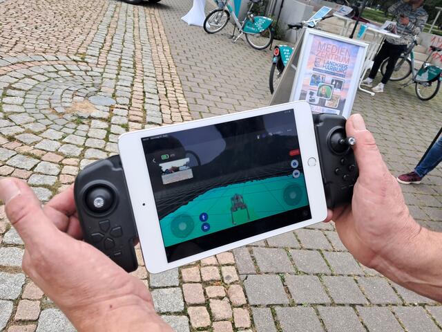 Der Roboterhund erstellt eine 3D-Karte | Foto: Anika Werner