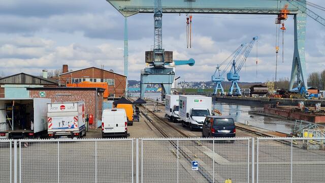 Die Zukunft des Werftgeländes ist noch offen | Foto: Malte Neumann