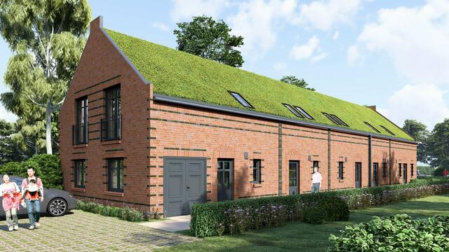 So kann sozialer Wohnbau aussehen: Visualisierung des Power Townhouses der Firma Viebrockhaus | Foto: Viebrockhaus