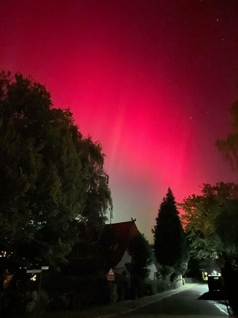 Auch am Himmel über Garlstorf war das Naturspektakel zu erleben | Foto: Kalle Wedig