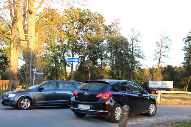 Offenbar hat nur einer von diesen beiden Autofahrern die Verkehrsschilder bemerkt - Anarchie in der Seevestraße  | Foto: pöp
