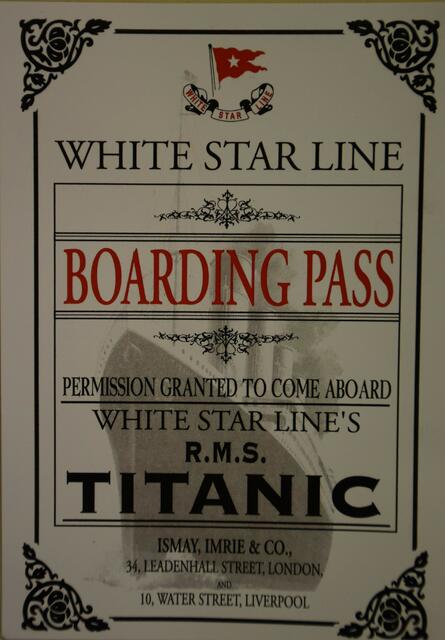 Der Boarding Pass der Titanic | Foto: Axel-Holger Haase