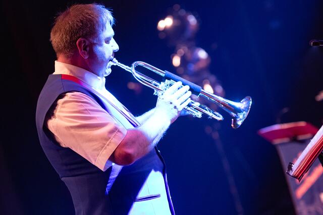 Flügelhorn-Solist Martin Tiedemann  | Foto: Hauke Heesch