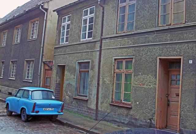 Ein Trabi als Farbtupfer | Foto: jd