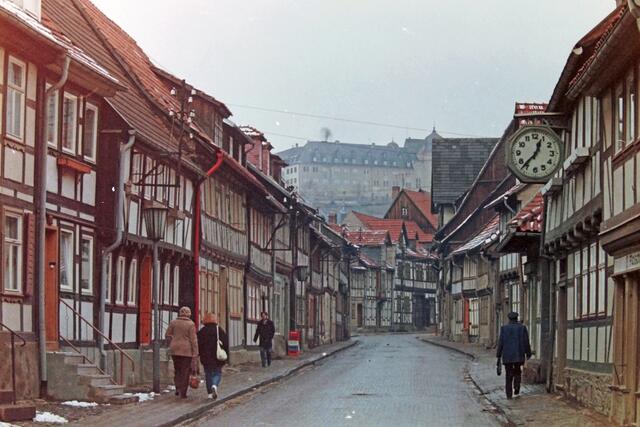 Heute ein schmuckes Städtchen und ein Touristenmagnet, zu DDR-Zeiten grau in grau: Stolberg | Foto: jd