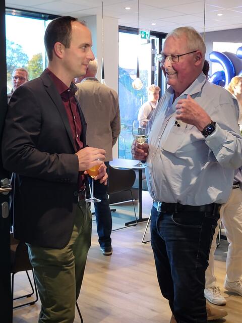 Stefan Menk (li., CDU) im Gespräch mit Dieter Hoth | Foto: sh