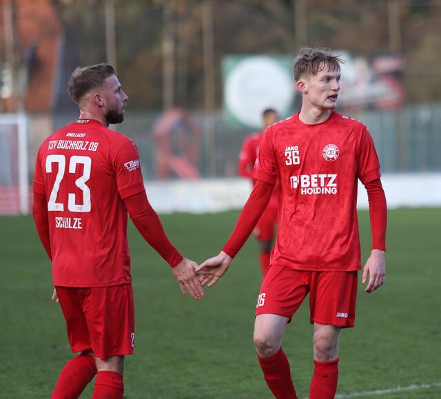 Die Torschützen für Buchholz: Chris Schulze (li.) und Patrick Böhmker | Foto: cc
