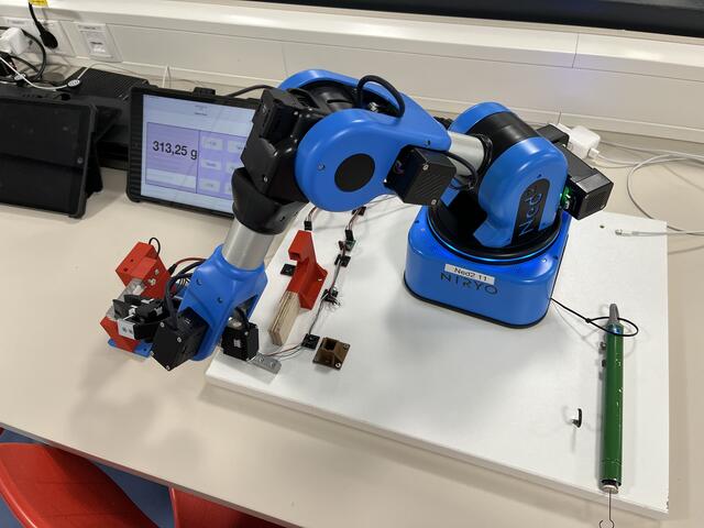 Der Prototyp zum Messen von Kraft: Hier kommt auch die Ethik ins Spiel. Wie stark darf ein Roboter zugreifen, bevor er automatisch loslässt, um einen Menschen nicht zu verletzen? | Foto: sra
