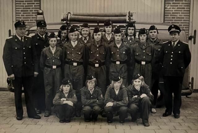 Die Gründungsmitglieder der Mulsumer Jugendfeuerwehr 1974. | Foto: Freiwillige Feuerwehr Mulsum