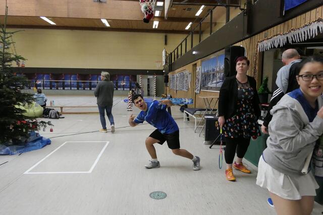 Juma Hassan vom VfL Stade ist begeistert vom Weihnachtsturnier | Foto: Heike Koch/BSV