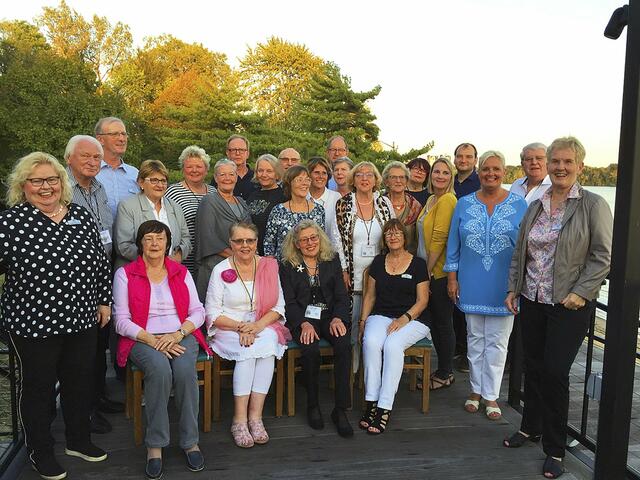 Die Reisegrupe aus Seevetal versammelte sich 2019 in Decatur zum Abschiedsfoto | Foto: Ingrid Ahlers Karlsson