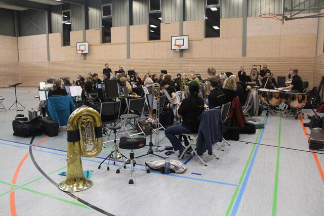 Bei den Proben des Stadtorchesters | Foto: pm