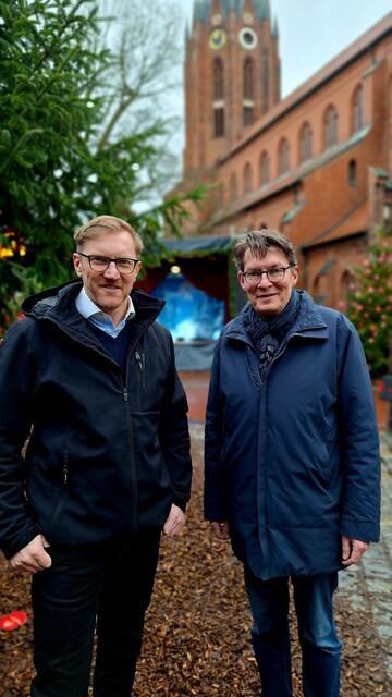  Torsten Lange und Dr. Martin Krarup | Foto: Hansestadt Buxtehude