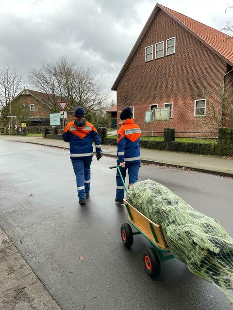 Zu einigen Käufern wurden die Tannenbäume auf Wunsch auch nach Hause geliefert | Foto: JF Wulfsen-Garstedt