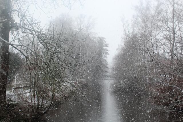 Auch der Westviver versprüht eine besondere Atmosphäre im Schnee. | Foto: Pauline Bellmann