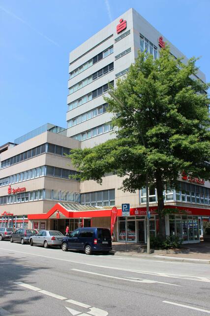 Die Zentrale der Sparkasse Harburg-Buxtehude befindet sich in Harburg "Am Sand" | Foto: Sparkasse Harburg-Buxtehude