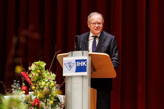 Der niedersächsische Ministerpräsident Stephan Weil | Foto: IHK Elbe-Weser / Jörg Struwe