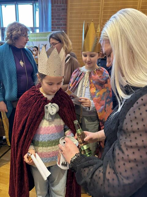 Die Sternsinger sammelten fleißig Spenden