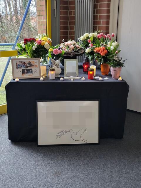 Der zweite Andachtsort im Oberstufenzentrum, in dem der 17-jährige seinen Klassenraum hatte | Foto: sh