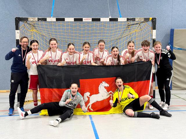 Die NFV-U14-Juniorinnen holten den Sieg | Foto: NFV