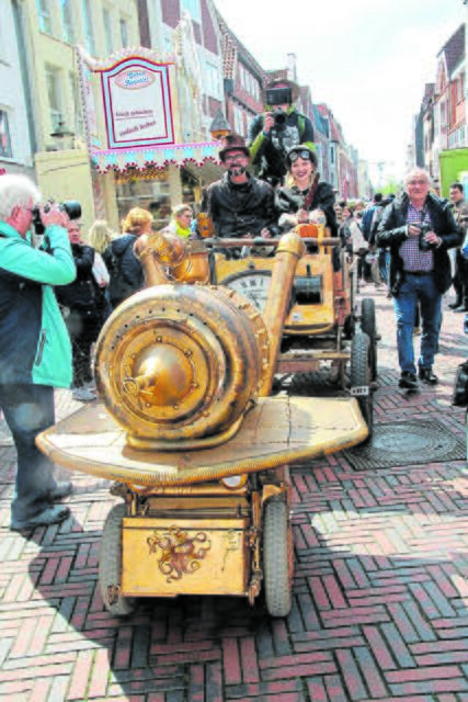 Beim Steampunk-Festival ziehen auch Fahrzeuge durch die Altstadt – hierfür muss ein Zugang offen sein | Foto: tk