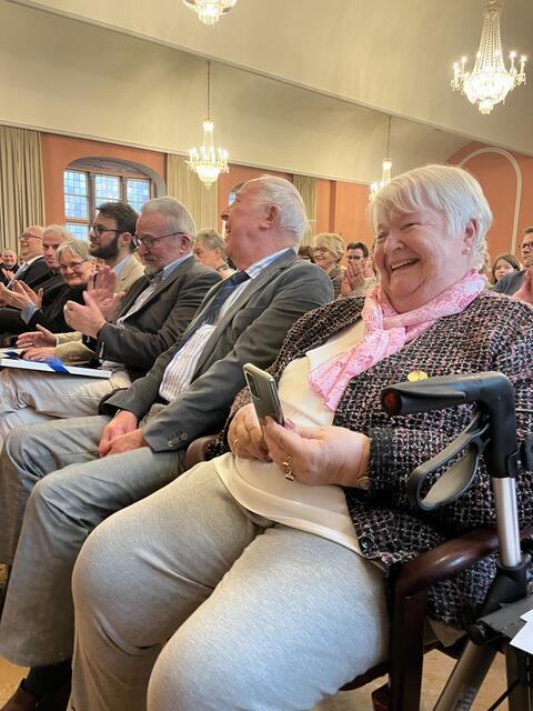 Rudi Steinkamp und Frau beim Neujahrsempfang. | Foto: Sandra Polenz