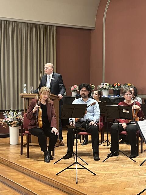 Ansprache des Bürgermeisters Sönke Hartlef. | Foto: Sandra Polenz