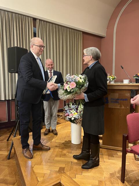 Ehrung von Susanne von Hennig. | Foto: Sandra Polenz.