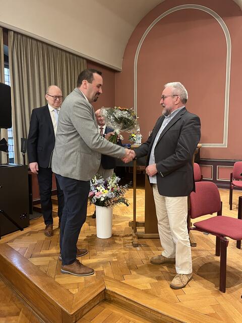 Ehrung von Harald Widera für sein Ehrenamt. | Foto: Sandra Polenz