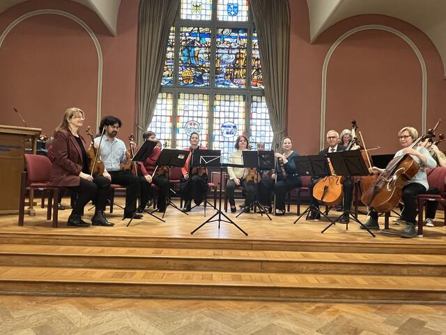 Musikalische Begleitung des "Salon 23" im Stader Rathaus. | Foto: Sandra Polenz