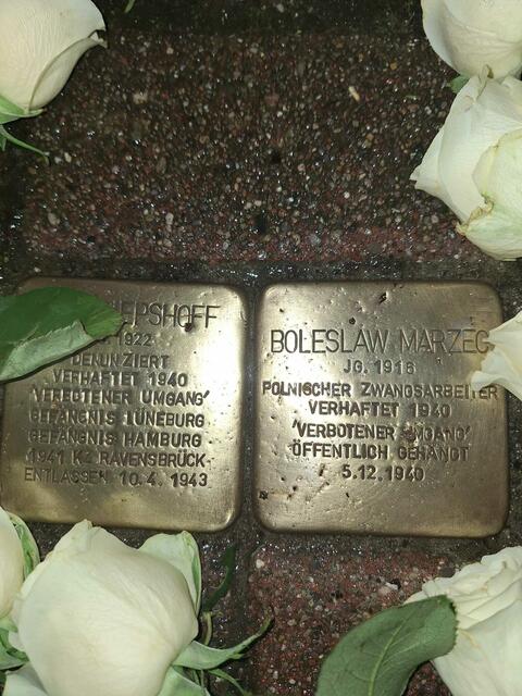 Zwei der Stolpersteine in der Samtgemeinde Tostedt | Foto: Susan Gabriel / Gregor Rick / Forum für Zivilcourage