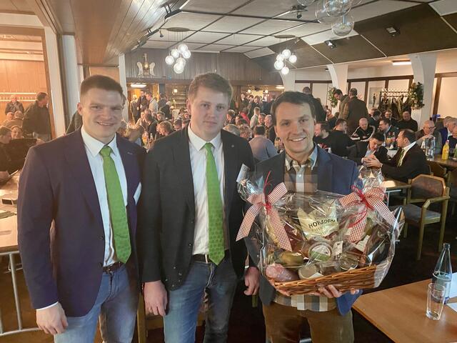 Mirko Köllmann, Jan Gehrdau-Schröder sowue Gastreferent Tammo Gläser | Foto: Maschinenring