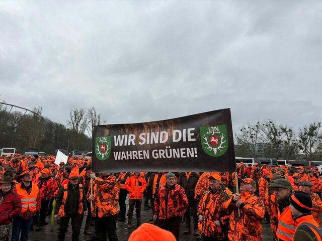 Eine klare politische Ansage der Jäger | Foto: Anke Jagau