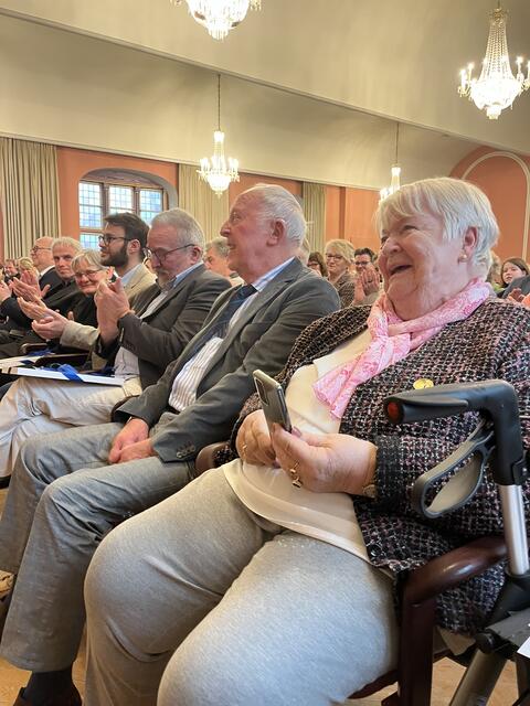Immer an der Seite von Rudi Steinkamp: Frau Karin. | Foto: Sandra Polenz