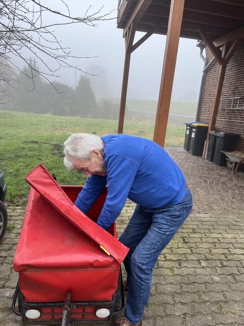 Wilfried Schweiger-Lemgo ist stets pünktlich und zuverlässig. | Foto: Sandra Polenz