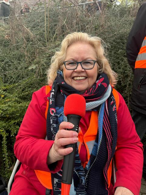 Anmelderin der Demonstration war Angelika Tumuschat Bruhn