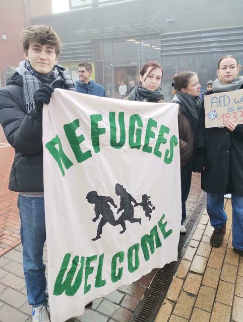 Bei der Demonstration in Buchholz | Foto: Cornelia Cornels-Selke