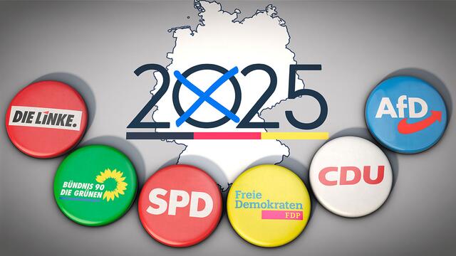 Symbolbild zur Bundestagswahl 2025 | Foto:  @adobestock / bluedesign