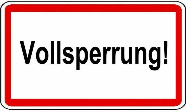 Symbolbild/Vollsperrung | Foto: bc