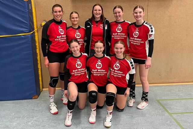 Die U18-Mädchen haben bei der Landesmeisterschaft den fünften Platz belegt. Sie hoffen auf einen Nachrückerplatz bei den Norddeutschen Meisterschaften in Kutenholz. | Foto: MTV Wangersen