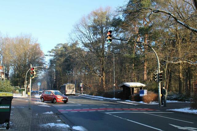 Die wichtige Ampel an der Hamburger Straße fällt dauernd aus | Foto: pöp