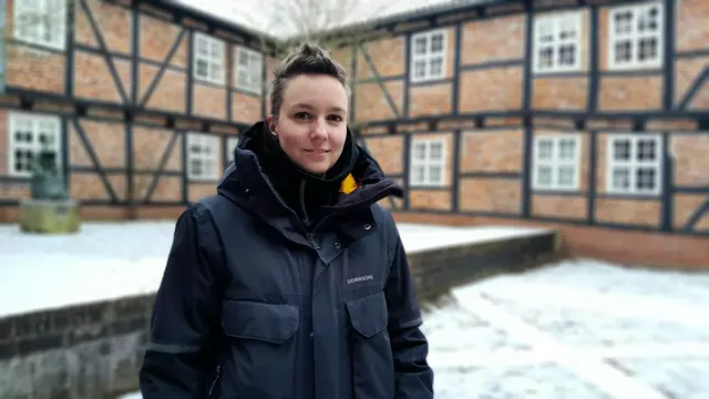 Lisa Rolle, Denkmalpflegerin der Hansestadt Stade, freut sich über die Aufnahme Stades in den Denkmalatlas | Foto: Hansestadt Stade