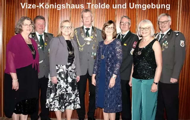 Das Vize-Königshaus des Schützenvereins Trelde freut sich auf den diesjährigen Schützenball | Foto: Jörg Böttcher