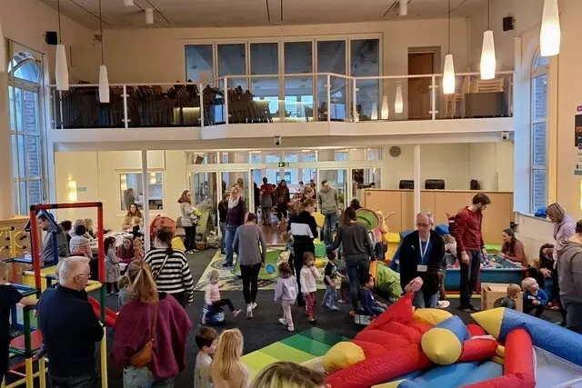 Ordentlich was los war im Spieleparadies der frei:kirche in Stelle | Foto: frei:kirche Stelle