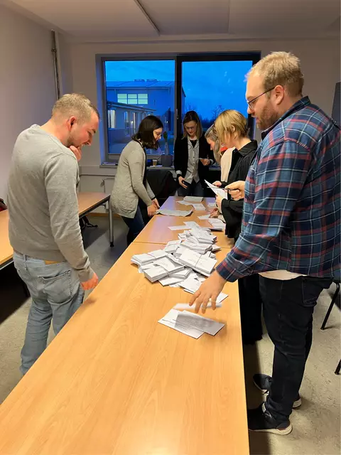 Stimmenauszählung in den BBS III