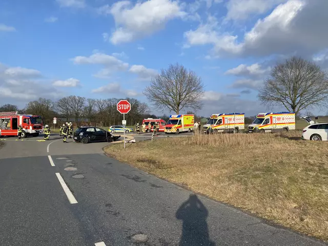 Die Unfallstelle in Ovelgönne | Foto: Polizei