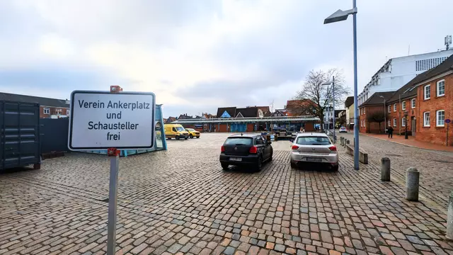 Es lohnt sich, Mitglied im Ankerplatz-Verein zu sein: frei parken auf dem Platz Am Sande in Stade | Foto: jd