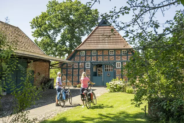 Historisches Fachwerk bei Wilstedt (Landkreis Rotenburg/Wümme) | Foto: Mönchsweg e.V.-MarTiem Fotografie