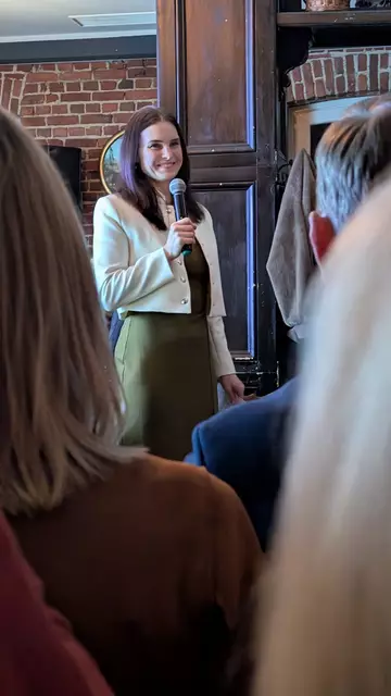 Vanessa Zobel bedankt sich bei ihren Anhängern und Helfern für die Unterstützung